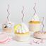 XUSSMM 36 Stückes Gold Spiral Geburtstagskerzen für Kuchen, Kinder, Torte, Wunderkerzen für Geburtstag, Hochzeit Party Dekoration
