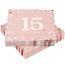 Servietten 15. geburtstag, 30 Stück Rosa Geburtstags Servietten, Happy Birthday 15 Servietten, 3-Lagig Milestone 15 Tischdekoration Papierservietten für mädchen Geburtstag Feiern Party Jubiläum