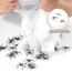 AMLOOPH Spinnennetz Halloween Deko Set, 300g Weiß Dehnbare Spinnweben Halloween Spinnennetz Dekoration Mit 100 Plastik Spinnen für Gruselige Deko Outdoor Garten Innen Horror Party Dekoration