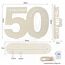 Seutgjie Originelle Geschenk 50 Geburtstag Frau Mann 1976-2026, Goldene Hochzeit 50, Geldgeschenke Geburtstag 50 mit LED Lichterkette Geschenkpapier, Holz Schild 50 Geburtstag Deko Tischdeko Gästebuch