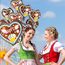 iZoeL XXL Oktoberfest deko 20 Stück,O' Zapft is'' Herz Folienballons im Lebkuchenherzen Design Oktoberfest Bayrische Deko Oktoberfestparty