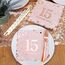 Servietten 15. geburtstag, 30 Stück Rosa Geburtstags Servietten, Happy Birthday 15 Servietten, 3-Lagig Milestone 15 Tischdekoration Papierservietten für mädchen Geburtstag Feiern Party Jubiläum