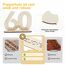 Seutgjie Originelle Geschenk 60 Geburtstag Mann Frau 1966-2026, 60. Geburtstag Jubiläum Deko Tischdeko Holz Schild Gästebuch, Geldgeschenke Geburtstag 60 mit LED Lichterkette Geschenkpapier