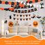 AMLOOPH Halloween Deko Innen Set - Gruselige Party Dekoration Mit Wiederverwendbarer Girlande, Banner, Luftballons, Fledermaus, Geist, Kürbis für Türdeko