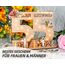 Giftota - 2026 Originelle 55 Geburtstag Geschenk Frauen & Männer - Geldgeschenke Geburtstag 55 mit LED Lichterkette Ständer - Holz-Schild Gästebuch - 55 Geburtstag Deko - Personalisierbares Geschenk