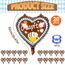 iZoeL XXL Oktoberfest deko 20 Stück,O' Zapft is'' Herz Folienballons im Lebkuchenherzen Design Oktoberfest Bayrische Deko Oktoberfestparty