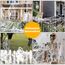 AMLOOPH Spinnennetz Halloween Deko Set, 300g Weiß Dehnbare Spinnweben Halloween Spinnennetz Dekoration Mit 100 Plastik Spinnen für Gruselige Deko Outdoor Garten Innen Horror Party Dekoration