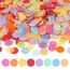 Konfetti Bunt 6000 Stück, 2.5cm Konfetti Geburtstag Groß, Mehrfarbig Runde Streudeko Tischdeko, Papier Confetti für Geburtstag Hochzeit Party Dekoration(50g)