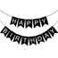 Happy Birthday Girlande Schwarz, Girlande Geburtstag 5 Meter, Happy Birthday Banner, Alles Gute Zum Geburtstag BannerSchild, GeburtstagDeko Zubehör Party Dekoration Banner für Erwachsene Kinder