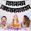 Happy Birthday Girlande Schwarz, Girlande Geburtstag 5 Meter, Happy Birthday Banner, Alles Gute Zum Geburtstag BannerSchild, GeburtstagDeko Zubehör Party Dekoration Banner für Erwachsene Kinder