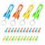 Piucrty Mitgebsel Kindergeburtstag Raketen Mini Taschenlampe Schlüsselanhänger Kinder 24Pcs Nützliche Gastgeschenke Kleinigkeiten Give Aways Tombola Preise Kleine Geschenke Wundertüte Goodie Bag