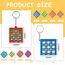 Otuuz Tic Tac Toe Schlüsselanhänger für Kinder Tic Tac Toe Mitgebsel Kindergeburtstag Minispiele Schlüsselanhänger für Jungen Mädchen Geschenke für Valentinstag, Schulklassen, Klassenpreise