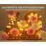 Giftota - 2026 Originelle 40 Geburtstag Geschenk Frauen & Männer - 40 Rubinhochzeit - Geldgeschenke 40 mit LED Lichterkette Ständer - Holz-Schild Gästebuch - 40 Geburtstag Deko - Hochzeitsgeschenke