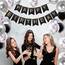 Luftballons Geburtstag Dekoration Set, Schwarz Silber Geburtstagsdeko Happy Birthday deko Banner Party Deko Geburtstag Set mit Schwarz Silber Happy Birthday Luftballons Konfetti Ballons（BK+SR）