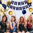 Luftballons Geburtstag Dekoration Set, Marineblau Gold Geburtstagsdeko Happy Birthday deko Banner Set mit Marineblau Gold Luftballons Konfetti Ballons Dreiecksflaggen Girlanden（NB+GD+SJQ）