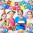 Luftballons Geburtstag Dekoration Set, Farbe Geburtstagsdeko Happy Birthday deko Banner Party Deko Geburtstag Set mit Farbe Happy Birthday Luftballons
