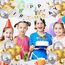 Luftballons Geburtstag Dekoration Set, Gold Silber Geburtstagsdeko Happy Birthday deko Banner Party Deko Geburtstag Set mit Gold Silber Happy Birthday Luftballons Konfetti Ballons