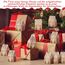 TsunNee 30 Stück Weihnachten Party Geschenkboxen, Kraftpapier Süßigkeitskästen, Mitbringsel Taschen, Kreativ Papier-Treat-Boxen