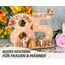 Giftota - 2026 Originelle 85 Geburtstag Geschenk Frauen & Männer - Geldgeschenke Geburtstag 85 mit LED Lichterkette Ständer - Holz-Schild Gästebuch - 85 Geburtstag Deko - Personalisierbares Geschenk