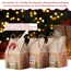 TsunNee 30 Stück Weihnachten Party Geschenkboxen, Kraftpapier Süßigkeitskästen, Mitbringsel Taschen, Kreativ Papier-Treat-Boxen