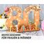 Giftota - 2026 Originelle 80 Geburtstag Geschenk Frauen & Männer - Geldgeschenke Geburtstag 80 mit LED Lichterkette Ständer - Holz-Schild Gästebuch - 80 Geburtstag Deko - Personalisierbares Geschenk