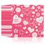 40 Stück Valentinstag Servietten herz Valentinstag Party Tischdekorationen 33x33cm Rosa Herzen Cocktail Servietten für Hochzeit Jubiläen Geburtstag und Flitterwochen