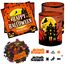 20 Stück Servietten Halloween + 12 Windlicht + 500 Konfetti Streudeko Tischdeko, Horror Halloween Deko Kinder Geburtstag Party Set Geschenk, Halloweendeko Innen, Mit Gruselig Kürbis Spinnennetz Muster