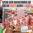 Tiwoca 30 Geburtstag Deko – lustiges Absperrband rot weiß mit Verkehrszeichen als originelle und witzige Geburtstagsdeko für einen gelungenen 30 Geburtstag Frauen oder Männer