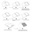 SPShadow 7 Pcs Dekorative Bücherenden Ästhetische Chic Faux Buch Set für Raum Dekor, Moderne Home Dekorative Bücher Decor Couchtisch Dekor