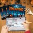 12 x Halloween Einladungskarten Kinder, Schaurig Halloween Party Einladung Friedhof des Grauens Kürbis, Gruselparty Einladungskarte zum Halloweenparty Geburtstag Einladungen Erwachsene Teenager