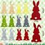 Ostern Geldgeschenke mit 12 Bunte Osterhasen aus Filz, Kleine Ostergeschenke Erwachsene Kinder, Lustige Osterdeko zum Verschenken für Geld
