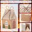TsunNee 50 Stück Weihnachten Party Geschenkboxen, Kraftpapier Süßigkeitskästen, Mitbringsel Taschen, Papier-Treat-Boxen für Partydekorationen Adventskalender DIY