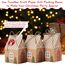 TsunNee 50 Stück Weihnachten Party Geschenkboxen, Kraftpapier Süßigkeitskästen, Mitbringsel Taschen, Papier-Treat-Boxen für Partydekorationen Adventskalender DIY