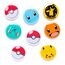 Amscan 9917114 – Pokémon Kindergeburtstagsparty-Abzeichen mit Trägerkarte, 8 Stück
