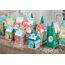 Adventskalender zum Befüllen, personalisierbar, das Weihnachtsdorf,Advent Calendar for Filling