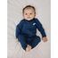 Name IT Baby - Jungen Nbmnightsuit 2p Zip Ff Dark Space Noos Schlafanzug, Dark Denim, 98 EU