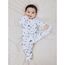Name IT Baby - Jungen Nbmnightsuit 2p Zip Ff Elephant Noos Schlafanzug, Baby Blue, 68 EU