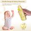 Elektrische Nagelfeile Baby Nagelpflegeset Elektrisch Nagelpflege Nail Trimmer Nagelschere Nageltrimmer Nail File Maniküre & Pediküre Set für Neugeborene Baby mit Licht, Gelb