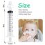 Vicloon Baby Nasendusche,6PCS Nasenspüler für Babys,10ml Wiederverwendbare Nasenreiniger,Tragbares Säuglings-Nasenreinigungsspülgerät, Nasenspüler