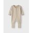 Name IT Unisex Baby Nbnnightsuit 2p Zip Ff Y/D Core 2 Noos Schlafanzug, Pure Cashmere, 104 EU