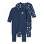 Name IT Baby - Jungen Nbmnightsuit 2p Zip Ff Dark Space Noos Schlafanzug, Dark Denim, 68 EU