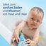 Penaten Intensiv Bad & Shampoo mildes Baby Bad & Baby Shampoo mit Vitamin E & natürlichem Olivenblattextrakt für trockene Babyhaut, 400ml