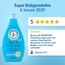 Penaten Bad & Shampoo mildes Baby Bad & Baby Shampoo formuliert ohne Parabene & Farbstoffe speziell für Neugeborene entwickelt, 400ml