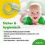 Angel-Vac® Nasensauger Baby [für Standard-Staubsauger] - Baby Nasenreiniger mit weichem Saugkopf für Kinder ab 0 Jahre - [klinisch getestet] - der Original Nasensauger für Staubsauger seit 30 Jahren