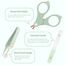 HyAdierTech Babypflege Set mit Baby Nagelschere, für Fingernägel und Fußnägel mit Nagelknipser, Nagelschere, Nagelfeile und Pinzette für Kinder und Neugeborene in süßer Eule Geschenk-Verpackung