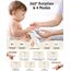Lictin Baby Nagelfeile Elektrisch, Elektrische Nagelfeile Baby mit 6 Schleifkopf, 26 in 1 Baby Nagelset mit LED Licht, Nagelpflegeset Elektrisch für Babys, Kleinkind, Erwachsene, USB Laden, Grau