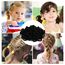 100 Stück Elastisch Haargummis Klein, Baby Haargummis, Soft Baumwolle Mini Haarband, Ohne Metall Haargummis, Pferdeschwanz Inhaber Perfekt für Kinder, Babys, kleine Mädchen, Schwarz