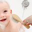 Molylove Baby Haarbürste, Holz Babyhaar Brush mit weichen Ziegenborsten - weich Baby Bürste für Säuglinge Kleinkinder - Haarbürste 2pcs