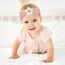 Baby-Blumen-Stirnbänder, 3er-Pack, weiche, dehnbare Haarbänder für Neugeborene und Kleinkinder, Haar-Accessoires für Baby-Mädchen