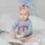 4 Stück Baby Turban Stirnband Baby Mädchen Nylon Stirnbänder Baby Schleife Stirnband Weiche Schleife Kopfbedeckung Elastische Haarbänder für Neugeborene, Kleinkinder